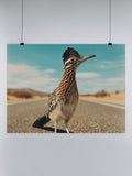 Majestic Roadrunner Desert Vibe UN Poster