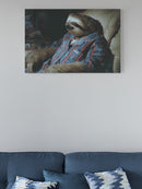 Sloth in Pajamas Lounging Relaxed UN Poster