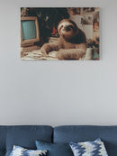 Sloth's Retro Office Vibes UN Poster