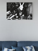 DJ Rabbit Spinning Vinyl Beats UN Poster
