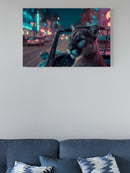 Night Drive with Panther UN Poster