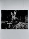 Vinyl Vibes: Bunny and Records UN Poster