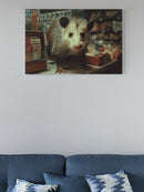 Nighttime Opossum Grocery Encounter UN Poster