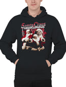 Santa Claus Father Christmas Trio Men's Hoodie