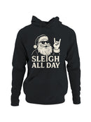Santa Cool Sleigh All Day Men's Hoodie