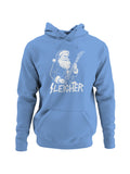 Rocking Santa Sleigher Design Men's Hoodie