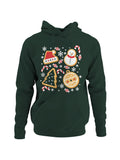 Festive Christmas Cookie Design Men's Hoodie