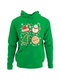 Festive Christmas Cookie Design Men's Hoodie