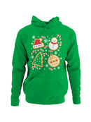 Festive Christmas Cookie Design Men's Hoodie