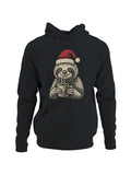 Cozy Christmas Sloth with Cocoa Men's Hoodie