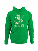 Santa Rock Sleigher Graphic Men's Hoodie