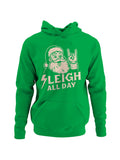 Rockin' Santa Sleigh All Day Men's Hoodie
