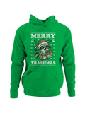 Merry Trashmas Raccoon Sweater Men's Hoodie
