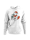 Warm Platypus Holding Coffee Men's Hoodie