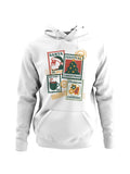 Vintage Christmas Stamp Collection Men's Hoodie