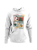 Vintage Christmas Stamp Collection Men's Hoodie