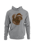 Festive Dachshund in Santa Hat Men's Hoodie