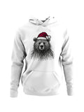 Santa Bear with Christmas Hat Men's Hoodie