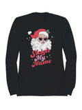 Sleigh My Name Santa Design Men's Sweatshirt