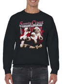 Santa Claus Father Christmas Trio Men's Sweatshirt