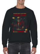 Silent Night Horror Holiday Design Men's Sweatshirt
