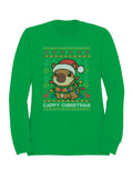 Festive Capybara Christmas Sweater Men's Sweatshirt