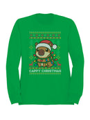 Festive Capybara Christmas Sweater Men's Sweatshirt