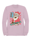Santa Claus Retro Pop Art Design Men's Sweatshirt