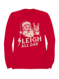 Rockin' Santa Sleigh All Day Men's Sweatshirt