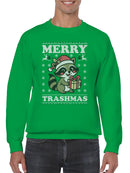 Merry Trashmas Raccoon Sweater Men's Sweatshirt