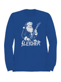 Rocking Santa Sleigher Design Men's Sweatshirt