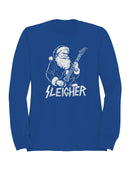 Rocking Santa Sleigher Design Men's Sweatshirt