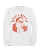 Gangsta Santa Gift Wrapper Men's Sweatshirt