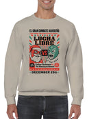 Lucha Libre Christmas Showdown Men's Sweatshirt