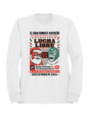 Lucha Libre Christmas Showdown Men's Sweatshirt