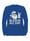 Santa Cool Sleigh All Day Men's Sweatshirt
