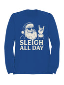 Santa Cool Sleigh All Day Men's Sweatshirt