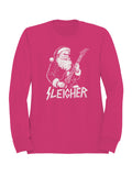Rocking Santa Sleigher Design Women's Sweatshirt