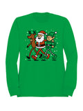 Santa, Elf, Reindeer Holiday Cheer Women's Sweatshirt