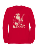 Santa Rock Sleigher Graphic Women's Sweatshirt