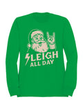 Rockin' Santa Sleigh All Day Women's Sweatshirt