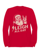 Rockin' Santa Sleigh All Day Women's Sweatshirt