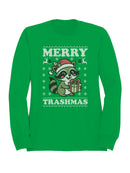 Merry Trashmas Raccoon Sweater Women's Sweatshirt
