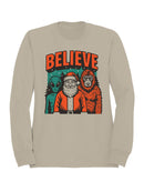 Believe: Santa, Alien, Bigfoot Women's Sweatshirt