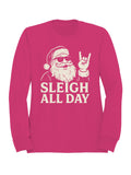 Santa Cool Sleigh All Day Women's Sweatshirt
