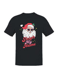 Sleigh My Name Santa Design Men's T-shirt