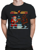 Santa vs Krampus Showdown Men's T-shirt