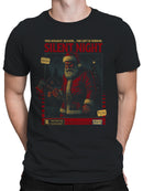 Silent Night Horror Holiday Design Men's T-shirt