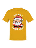 Santa on the Nice List Men's T-shirt