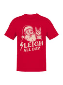Rockin' Santa Sleigh All Day Men's T-shirt